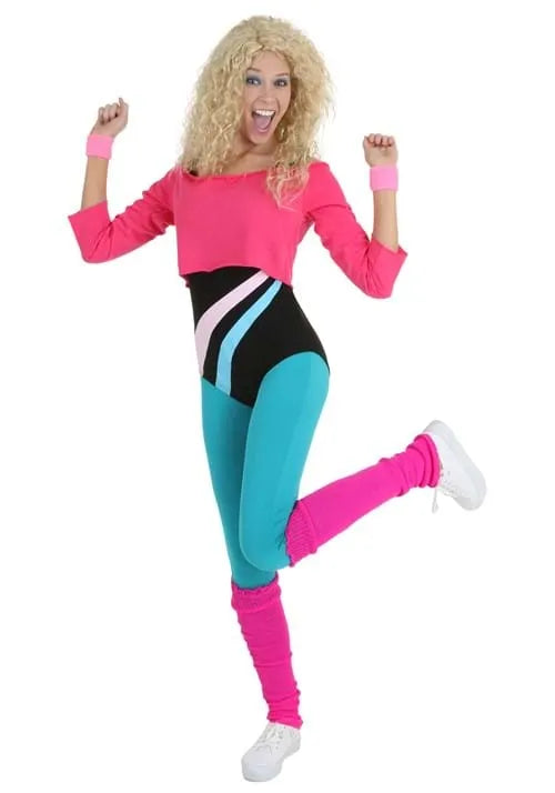 80's Workout Girl Costume for Women Main image