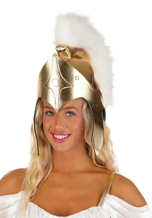 Athena Women's Costume Gold Helmet Main image