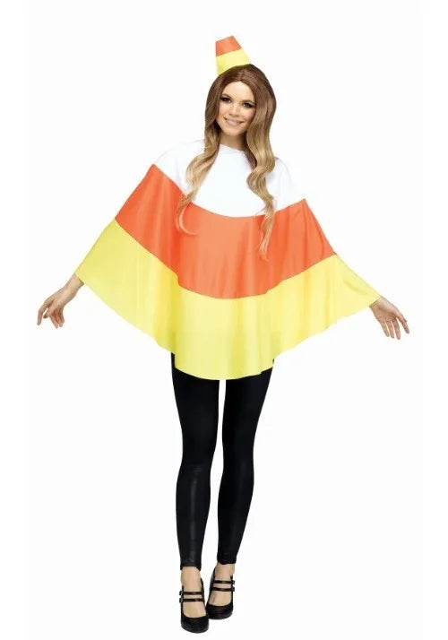 Candy Corn Poncho for Women Main image