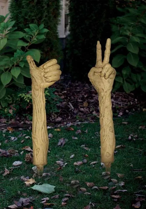 18.5-Inch Zombie Arm Lawn Stakes Decoration Main image