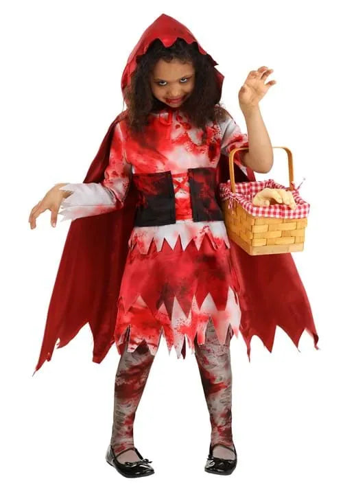 Girl's Zombie Red Riding Hood Costume