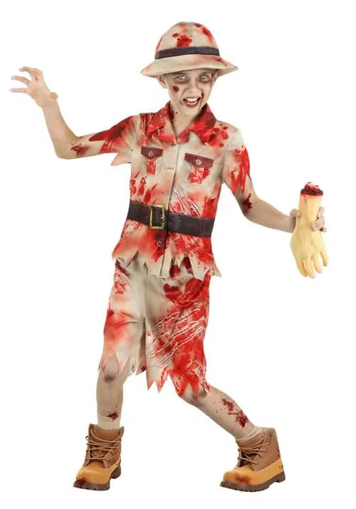 Boy's Zombie Safari Costume Main image